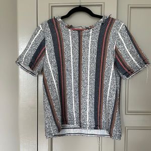 Ann Taylor Striped Sweater Shirt